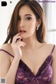 Beautiful dreamy Metita Ritseeboon seductive with dreamy purple lingerie (18 photos)